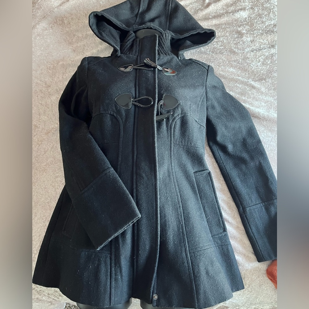 GUESS / wool blend pea coat